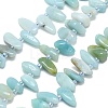 Natural Flower Amazonite Beads Strands G-G106-J02-01-1