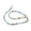 Natural Flower Amazonite Beads Strands G-D608-8mm-2