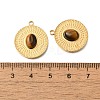 Natural Tiger Eye Pendants STAS-C111-54G-3