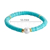 Polymer Clay Heishi Beads Stretch & Charm Bracelets Sets sgBJEW-SZ0001-33-2
