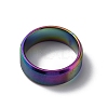 201 Stainless Steel Wide Band Finger Rings for Women Men RJEW-WH0009-13E-M-2