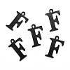 304 Stainless Steel Alphabet Charms STAS-H122-F-EB-2