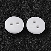 2-Hole Flat Round Resin Sewing Buttons for Costume Design BUTT-E119-36L-19-2