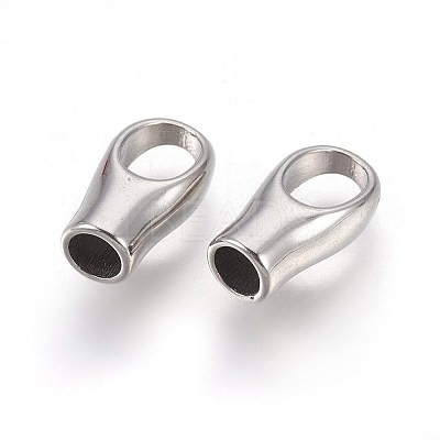 Tarnish Resistant 304 Stainless Steel Cord Ends LS-STAS-L219-04P-1