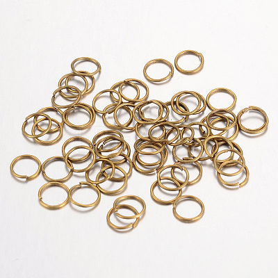 Iron Open Jump Rings IFIN-A018-7mm-AB-NF-1