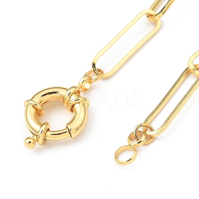 304 Stainless Steel Paperclip Chain Necklaces X-NJEW-JN03066-01-1