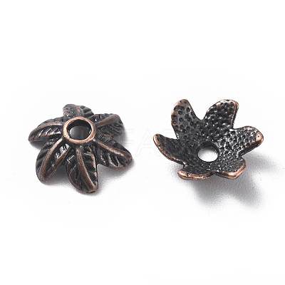 Tibetan Style Bead Caps LS-TIBEB-LF9396YKG-R-LF-1