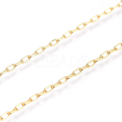 Brass Cable Chains CHC011Y-G-1