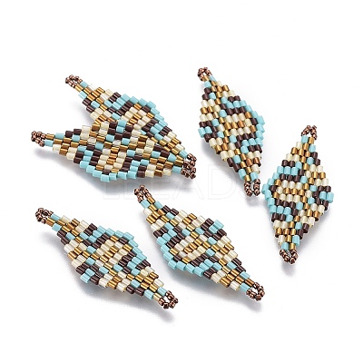 MIYUKI & TOHO Handmade Japanese Seed Beads Links SEED-E004-M02-1
