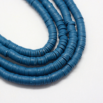 Handmade Polymer Clay Beads X-CLAY-R067-4.0mm-44-1