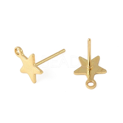 16Pcs 4 Styles 304 Stainless Steel Stud Earring Findings STAS-FS0001-85G-1