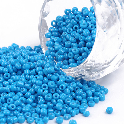Baking Paint Glass Seed Beads SEED-S001-K17-1