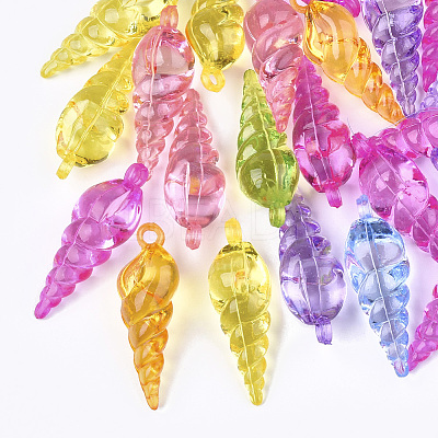 Transparent Acrylic Pendants X-TACR-S133-073-1