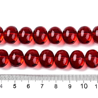 Transparent Electroplate Glass Beads Strands X-EGLA-N012-06A-1