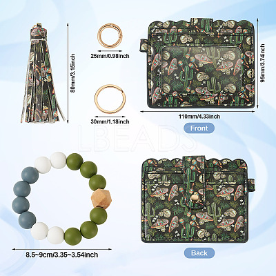 Silicone Beads Keychain KEYC-TAC00023-1