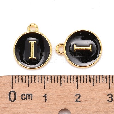 Golden Plated Alloy Charms X-ENAM-S118-02I-1