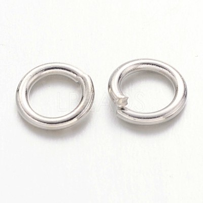 Brass Open Jump Rings JRC6mm-NF-1