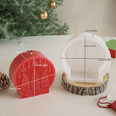 Christmas Theme Silicone Molds LS-DIY-K073-20A-1