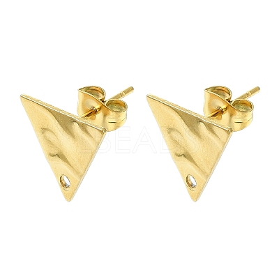 304 Stainless Steel Stud Earring Findings STAS-L024-003G-02-1