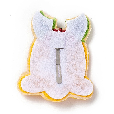 Christmas Bell Cloth Snap Hair Clips LS-PHAR-G003-10-1