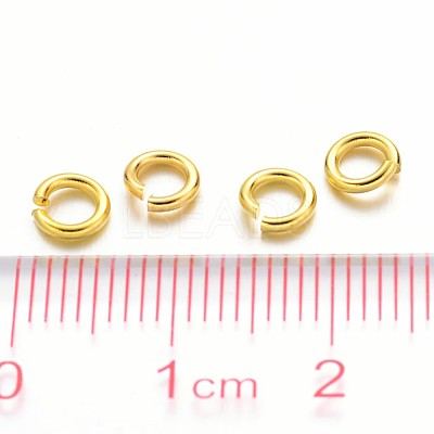 Brass Open Jump Rings JRC5MM-G-1