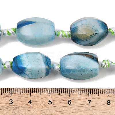 Natural Dragon Veins Agate Beads Strands GG-CBA8E33-A01-01-1