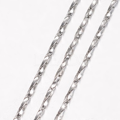 Non-Tarnish 304 Stainless Steel Necklace MAK-K062-06P-1.4mm-1