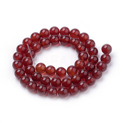 Natural Carnelian Beads Strands LS-G-S259-32-8mm-1