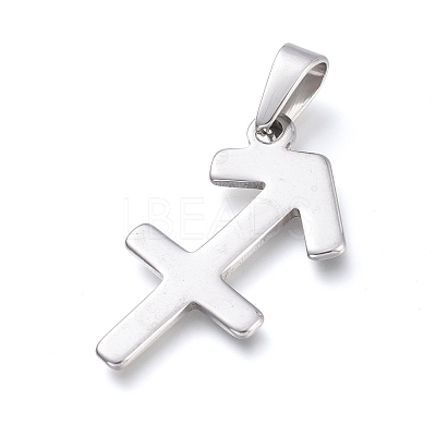 Non-Tarnish 304 Stainless Steel Pendants STAS-L210-06J-P-1