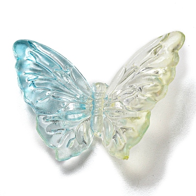 Two Tone Transparent Acrylic Beads LS-X-OACR-E041-06D-1