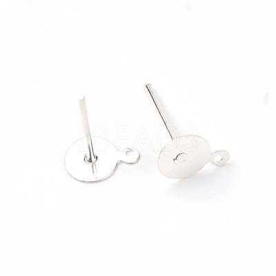 Iron Stud Earring Settings FIND-WH0072-93A-S-1