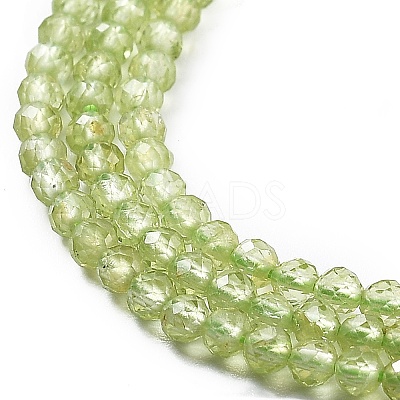 Natural Peridot Beads Strands G-B107-A06-01A-1