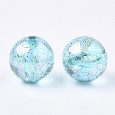 Transparent Acrylic Beads TACR-T006-01A-03-1