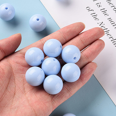 Opaque Acrylic Beads MACR-S370-C20mm-SS2113-1