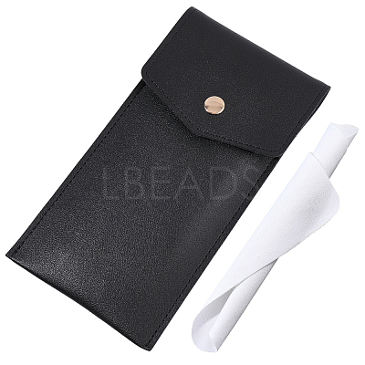 1Pc Rectangle PU Leather Eyeglass Cases AJEW-CN0007-01A-1