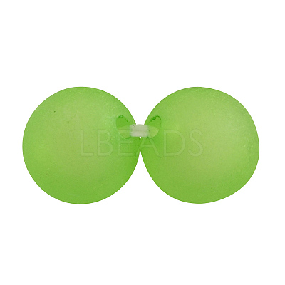 Frosted Acrylic Beads FACR-Q006-10mm-M-1
