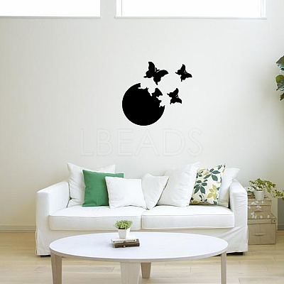 1 Set Plastic Mirror Wall Stickers AJEW-CN0001-65A-1