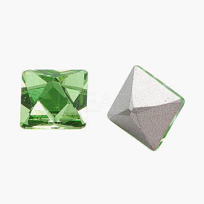 K9 Glass Rhinestone Cabochons RGLA-G004-8x8-214-1