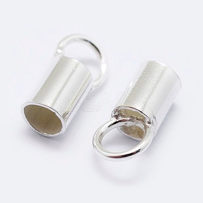 925 Sterling Silver Cord Ends STER-F036-21S-2mm-1