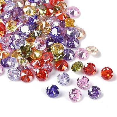 Cubic Zirconia Cabochons ZIRC-M002-5mm-1