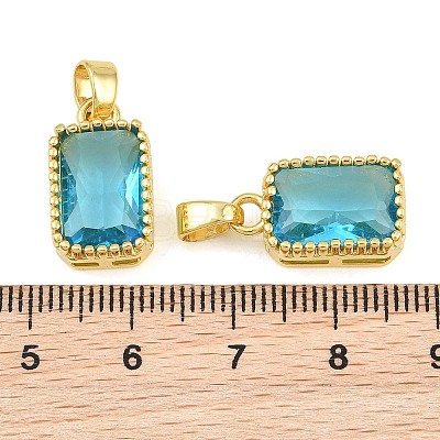 Brass & Glass Pendants LS-GL-CBA96FD-02G-08-1