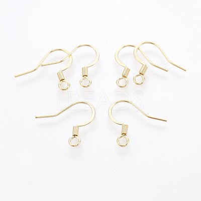 316 Surgical Stainless Steel French Earring Hooks X-STAS-P221-02G-1