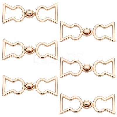 6Pcs Alloy Snap Lock Clasps FIND-BC0004-74-1