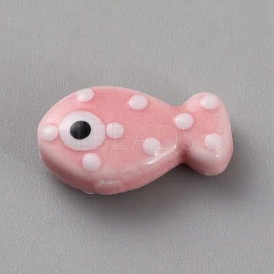 Handmade Porcelain Beads LS-PORC-WH20001-02D-1