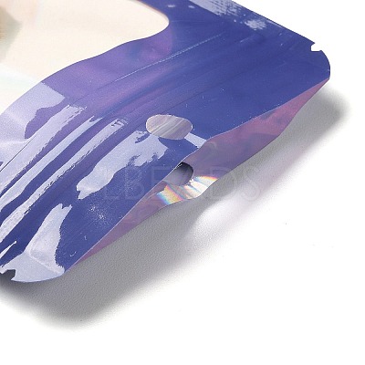 Rectangle Glitter Holographic PVC Resealable Packaging Bags ABAG-P011-01D-03-1
