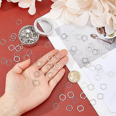 100Pcs Alloy Linking Rings FIND-HS0002-67P-1