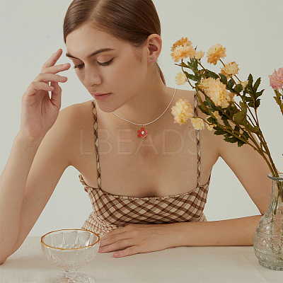 Brass Chain Necklace Making NJEW-FH0001-02-1