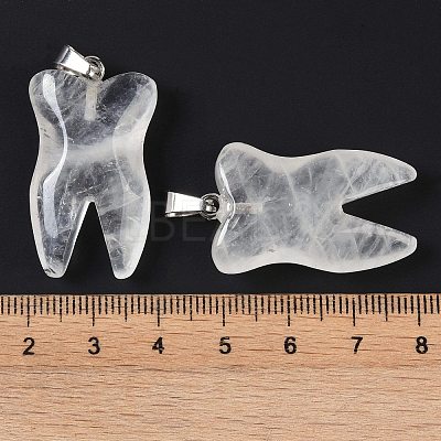 Natural Quartz Crystal Pendants G-G115-01C-1