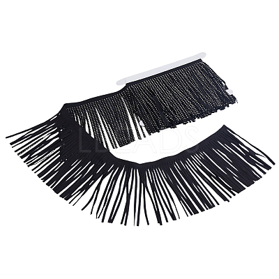 PU Imitation Leather Tassel Ribbon DIY-GF0013-45C-1
