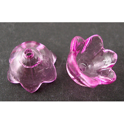 Transparent Acrylic Beads X-PL548-6-1